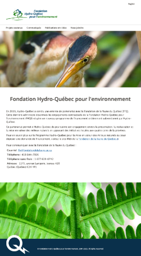 Image - Fondation Hydro-Québec pour l'environnement